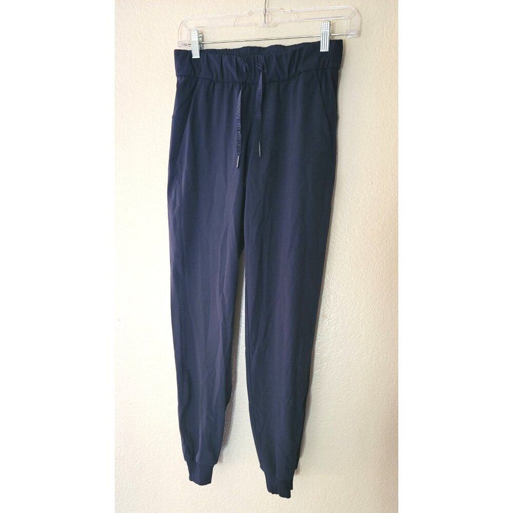 Lululemon Athletica W5CPJS Blue On The Fly Jogger Luxstreme Pants Size 2